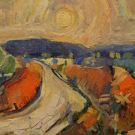 Straße nach Armeni von Nop Briex