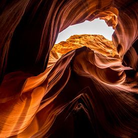 Antelope Canyon - Durchsichtig von Bart van Vliet