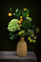 Still life Lemon and green