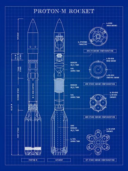 Blue Print Rocket by rinda ratuliu