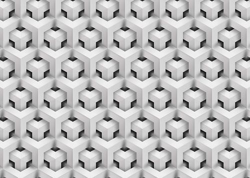 3D Geometric Abstract Structure Polygons