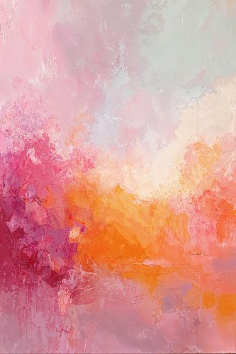 Abstract Sunrise in Pastel no. 2