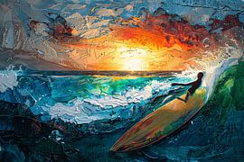 Der Große Golf von Kanagawa von Hokusai von Art & Soul Creations