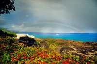rainbow beach sea