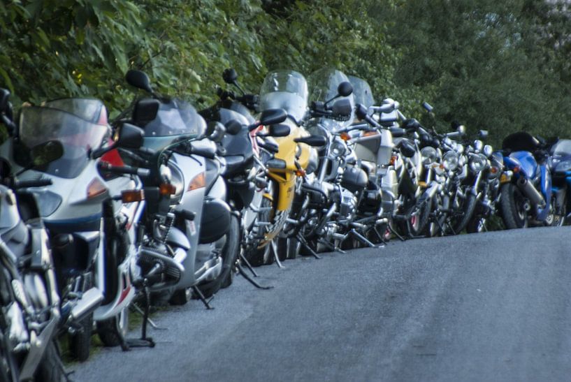Geparkeerde motorfietsen van Norbert Sülzner
