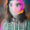 abstract portret van een vrouw van MadameRuiz