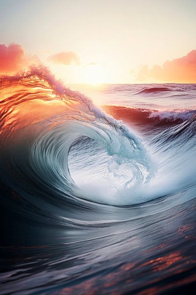 Oceanic - Sunset Veil by Philippe HUGONNARD