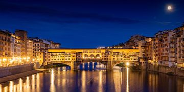 Pont Florence Ponte Vecchio sur Dennis Eckert