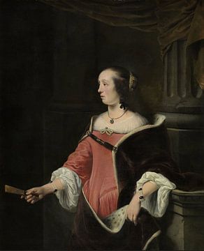 Portret van een dame, Ferdinand Bol