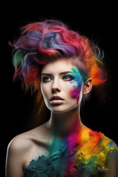 Pow(d)er Hair - Rainbow by Michou