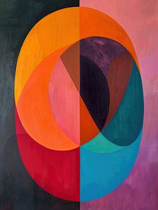 Geometrisches minimalistisches Interieur