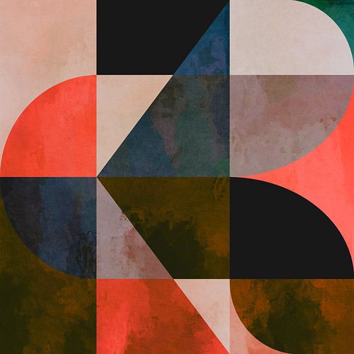 Triangles and semi-circles