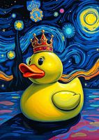 Badeend koning sterrennacht 2