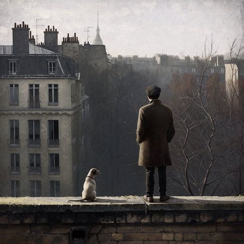 Silent Companions: A Cityscape Reflection by Jan Keteleer