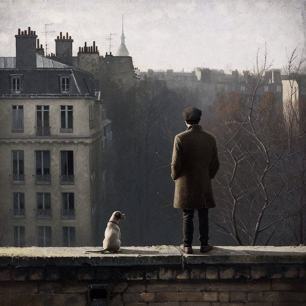 Stille metgezellen: Een stadsgezicht van Jan Keteleer