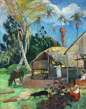 Die schwarzen Schweine, Paul Gauguin