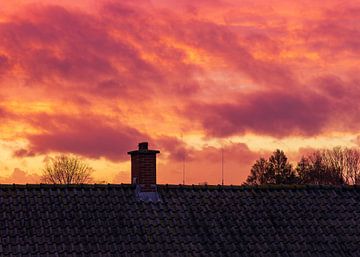 Chimney at Sunset
