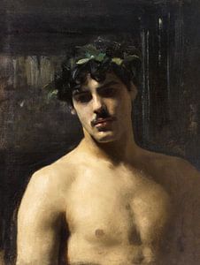Der Mann mit den Lorbeeren (um 1874-1880) von John Singer Sargent.