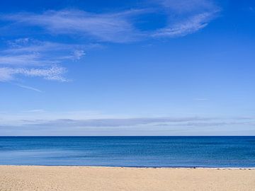 View of the Baltic Sea, secluded beach on the Baltic Sea by Ralf Gosch