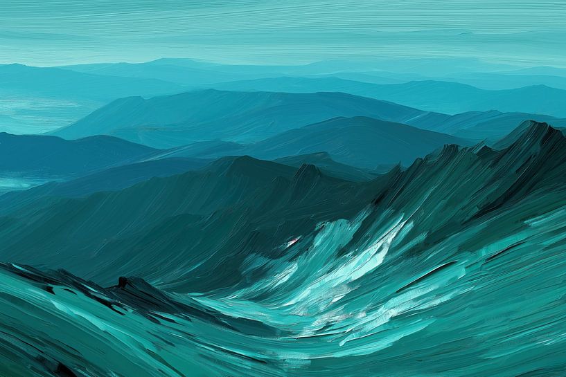 Blue mountains by Bert Nijholt