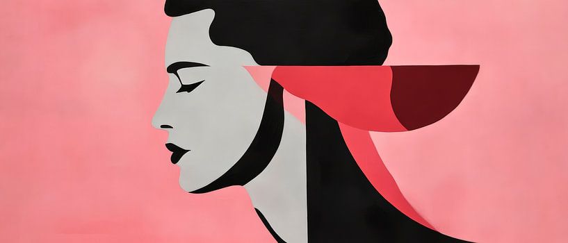 Stylised women's look in pastel colours by Poster Art Shop