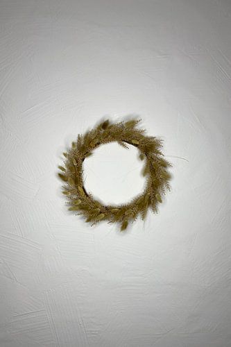 Bloemenring van Gedroogde Bloemen Fotografie Interieur