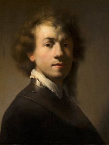 Porträt von Rembrandt mit Ringkragen - Schüler Rembrandts
