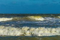 Dance of foam and water.