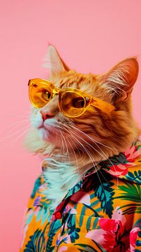 Retro Cat Chic by P U F F Y