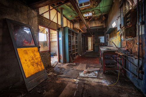 Verlaten fabriek in Nederland