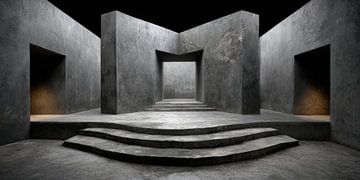 The staged decision by Klaus Tesching - Art-AI