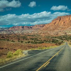 The way to Capitol Reef National Park. by Marja Spiering