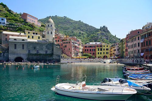 Havenzicht van Vernazza
