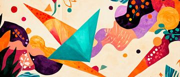 Geometric colourfulness in motion by Poster Art Shop