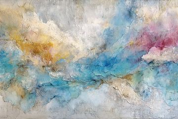 Dreaming in Colour - Abstract, dreamy and serene painting by Joriali Abstract