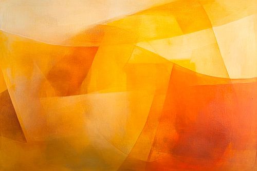 Abstract warm colours in yellow-red
