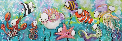 Happy little fish by Lineke Lijn
