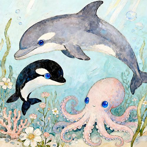 Dreamling Meadow - Koraalgloeiend trio