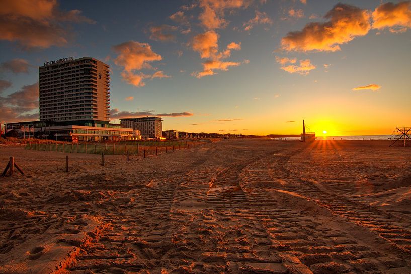 Coucher de soleil par Martin s