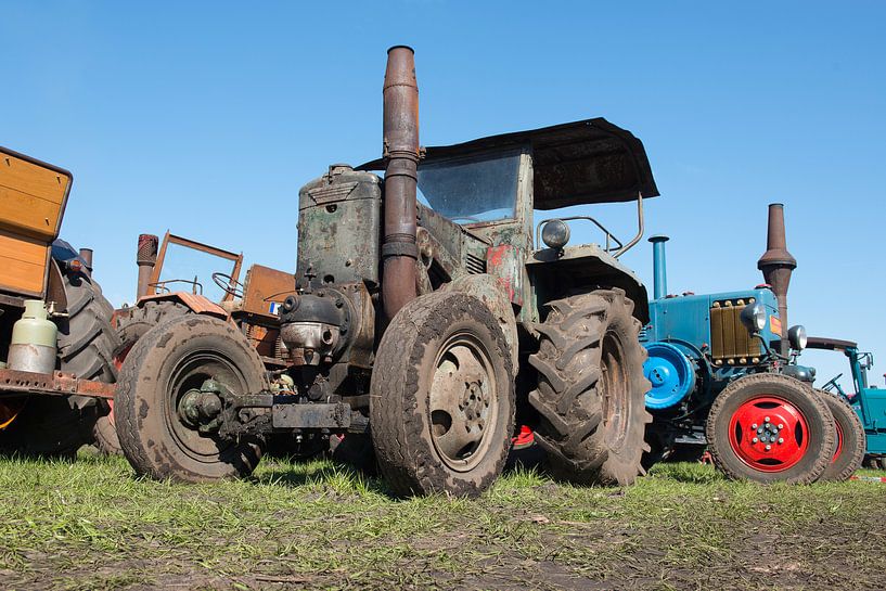 Oude tractoren van Elles Rijsdijk