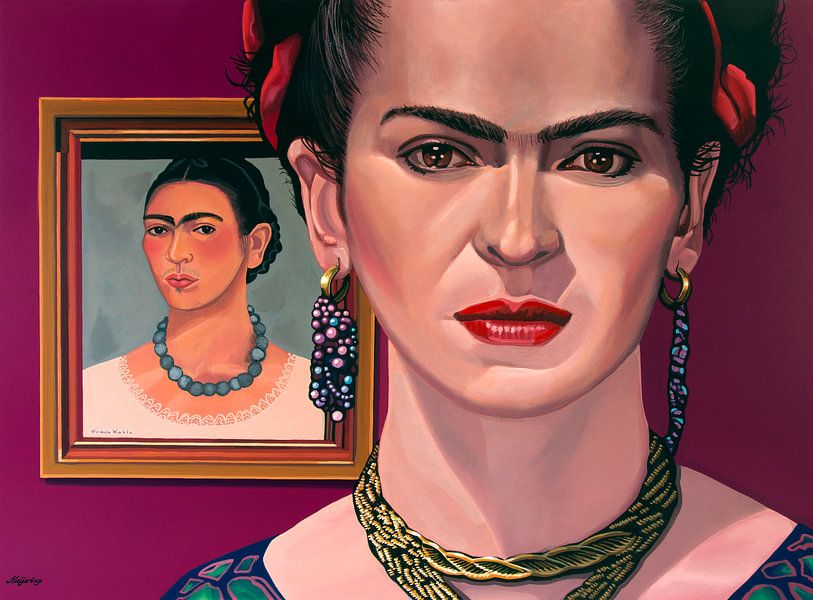 Frida Kahlo-Malerei von Paul Meijering