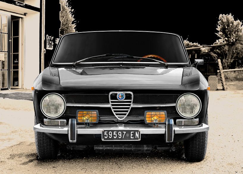 Alfa Romeo 1300 GT Junior in black by aRi F. Huber