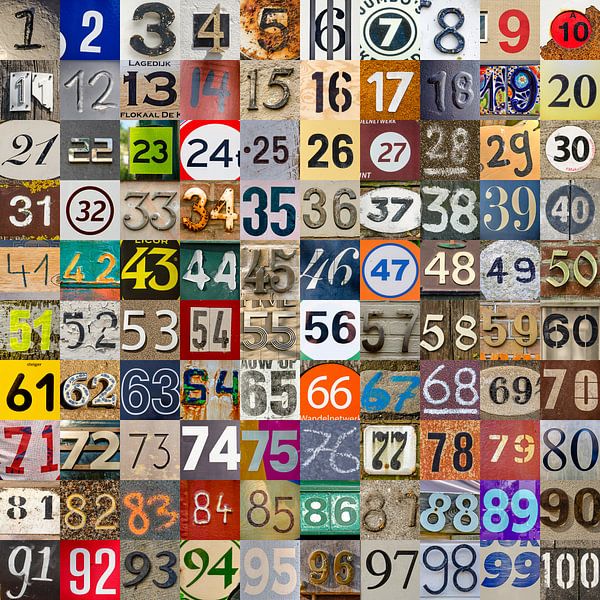 The Numbers Challenge - Second Series by Frans Blok - photos, art and other wall decoration