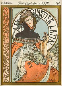 Au Quartier Latin von Alphonse Mucha