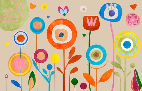 Playful Spring Blossoms sur Georgia Chagas