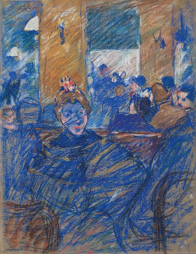 Louis Valtat - Die Dame im Café (1895)