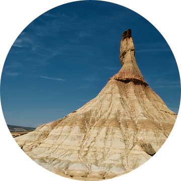 Bardenas Reales de woestijn van Noord-Spanje van Ineke Huizing