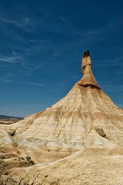 Bardenas Reales de woestijn van Noord-Spanje van Ineke Huizing