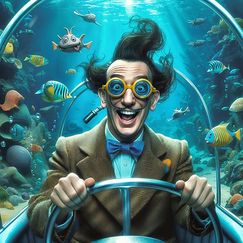 Salvador Dali unter den Fischen