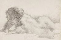 Femme allongée [nue]